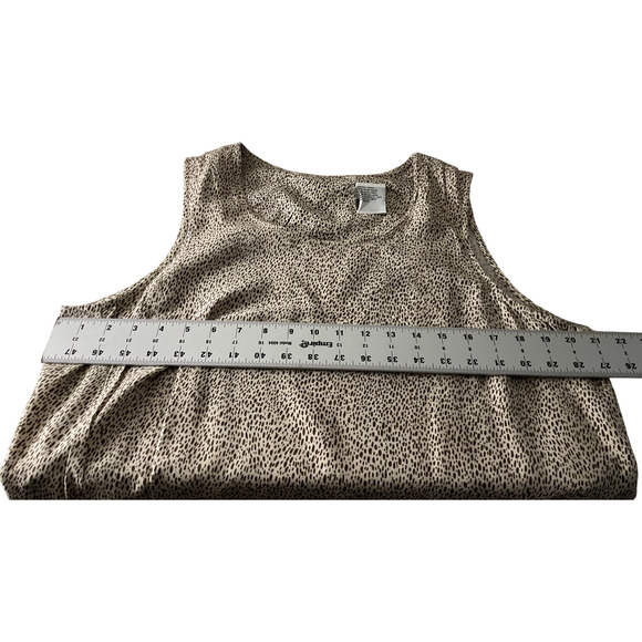 Women's Dress Size 18W Sleeveless Animal Print Giraffe Design Spotted - Picture 4 of 10